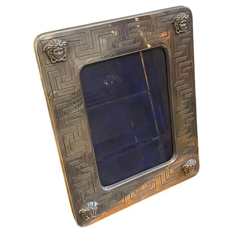 Vintage sterling silver picture frame by Gianni Versace, 1990s